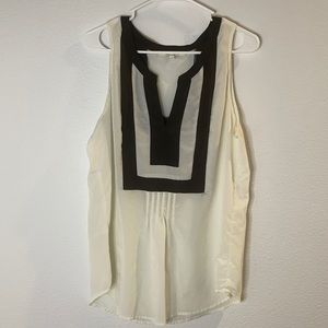 Daniel Rainn Black & White Polyester Top